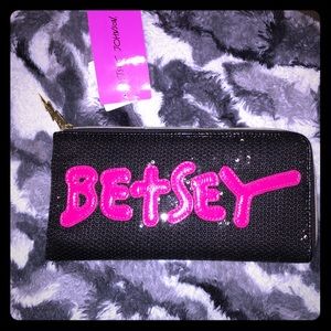 Firm! Betsey Johnson Clutch Purse Wallet Wristlet